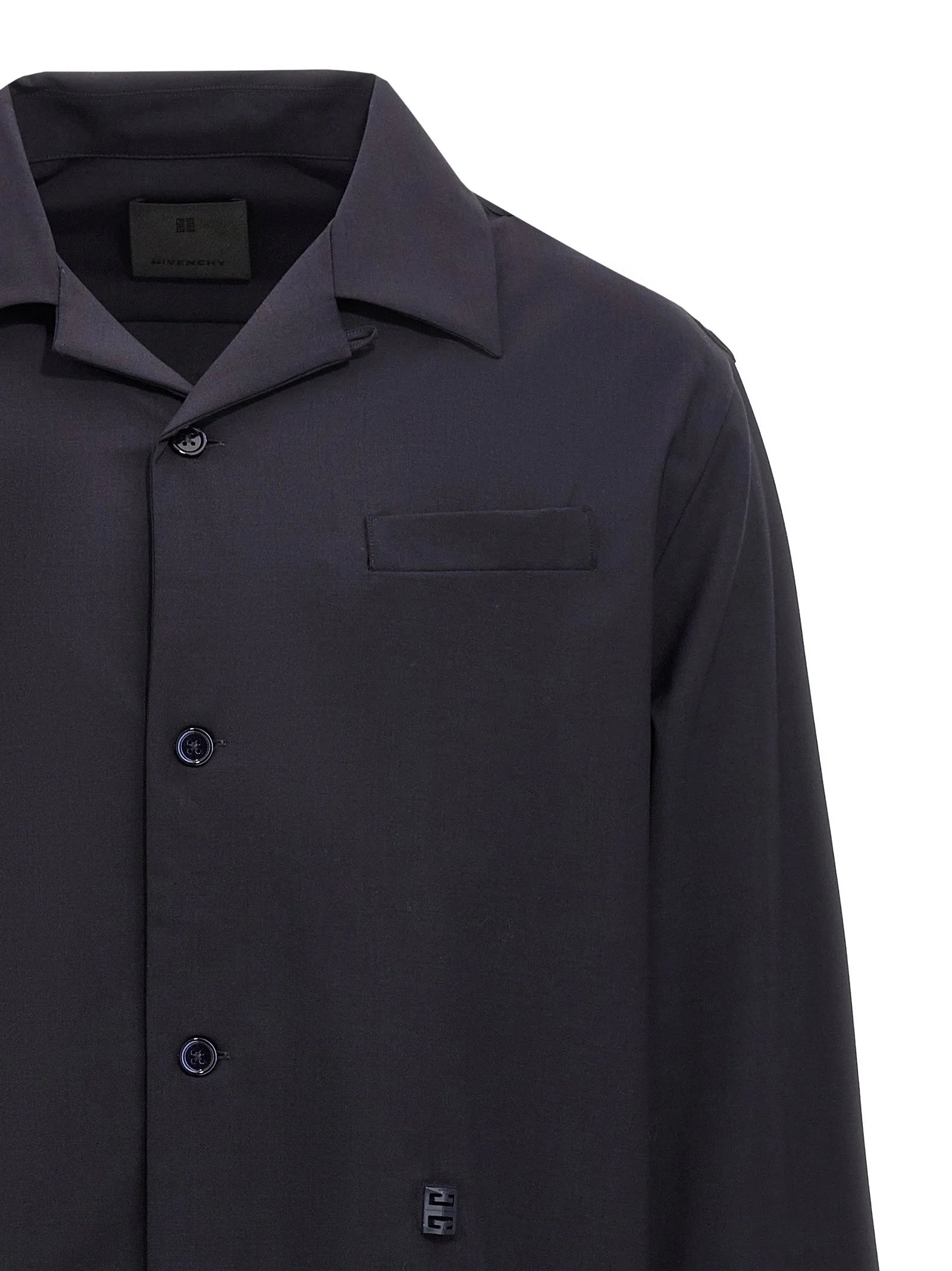 Givenchy Blue Elastane Blouse - 48 | M