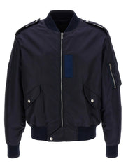 Givenchy Blue Polyamide Bomber