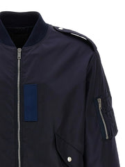 Givenchy Blue Polyamide Bomber