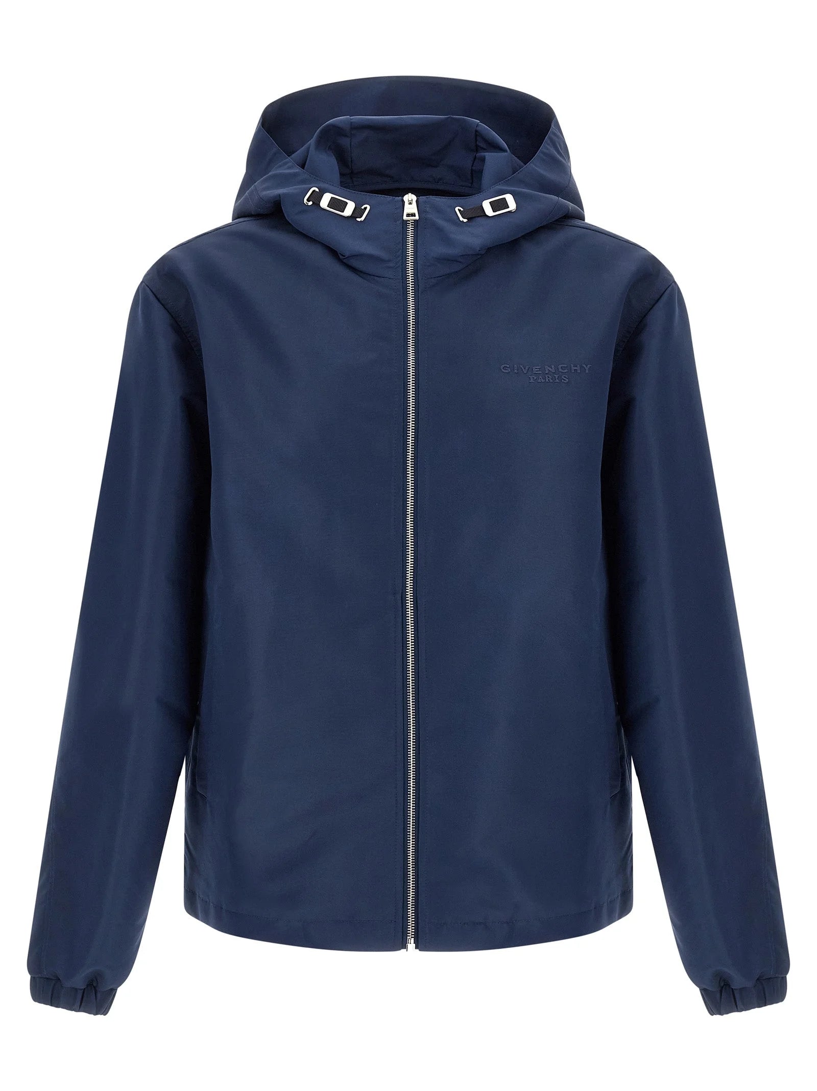 Givenchy Blue Polyester Shell Jacket