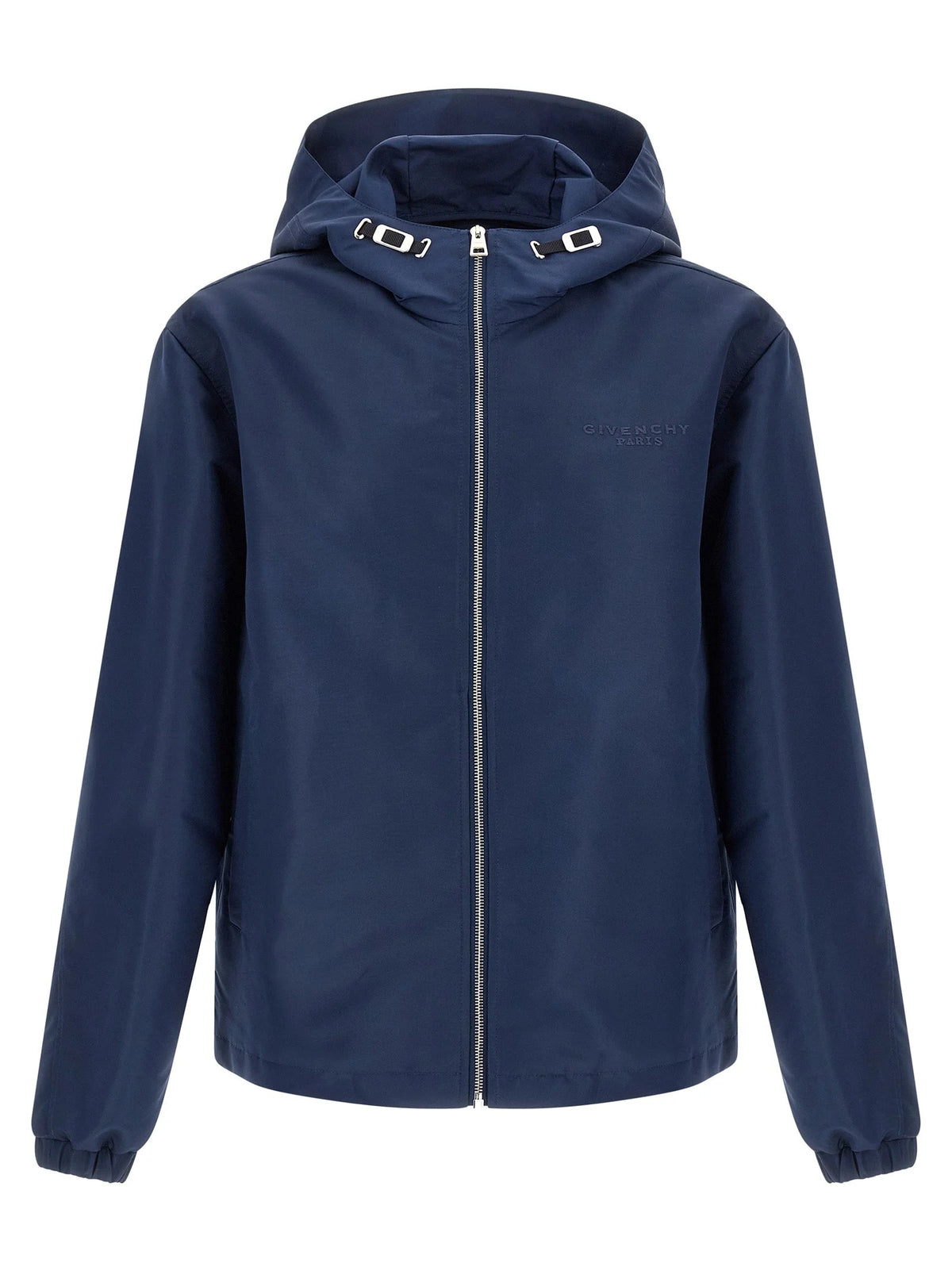 Givenchy Blue Polyester Shell Jacket