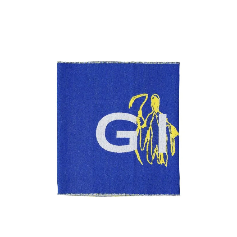 Givenchy Blue Silk Scarf - Scarves & Shawls