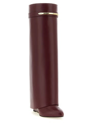 Givenchy Bordeaux Calfskin Over The Knee