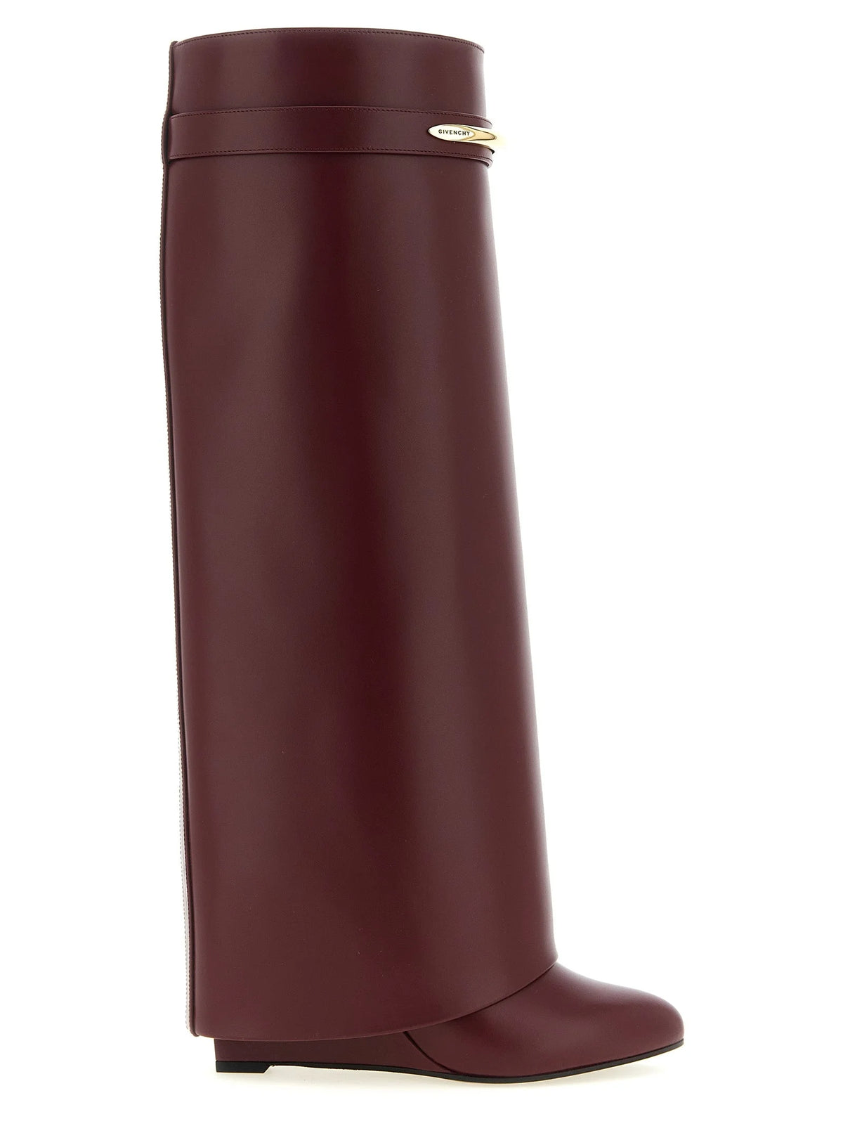 Givenchy Bordeaux Calfskin Over The Knee