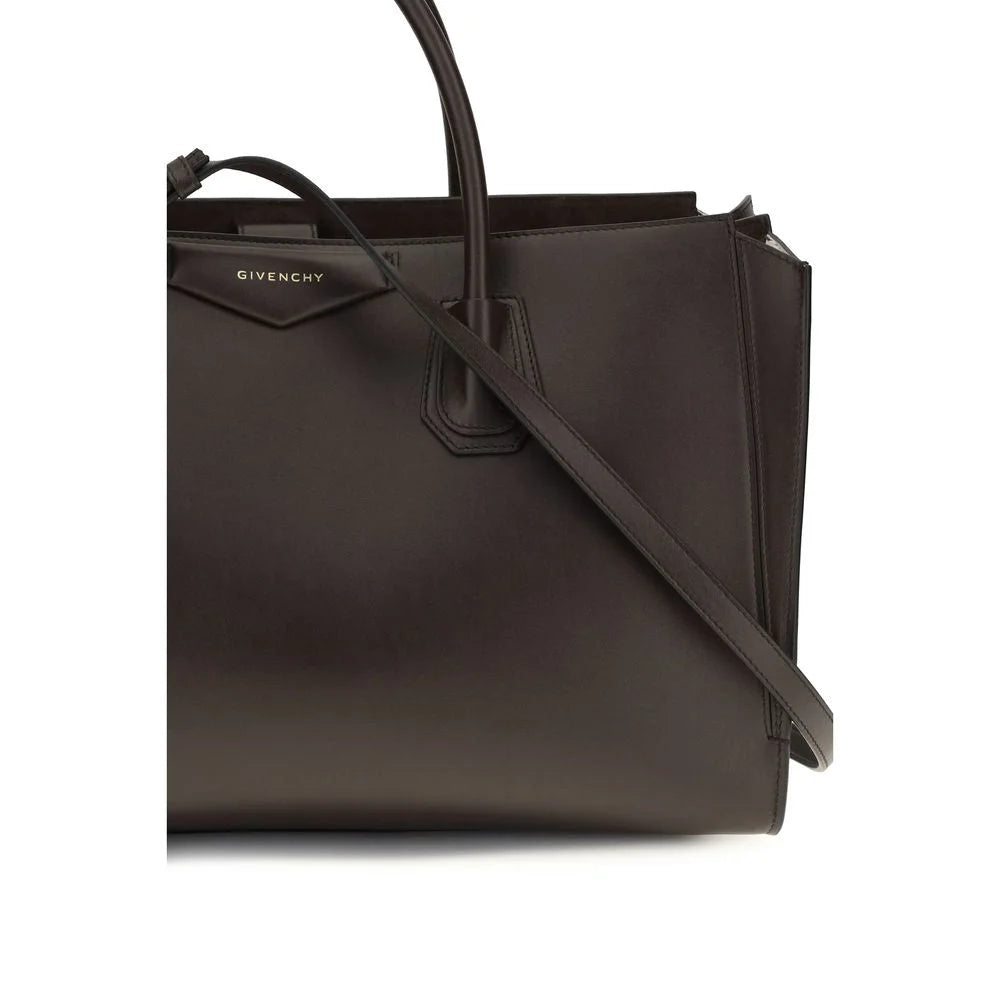 Givenchy Brown Calf Leather Bos Taurus Shoulder Bag