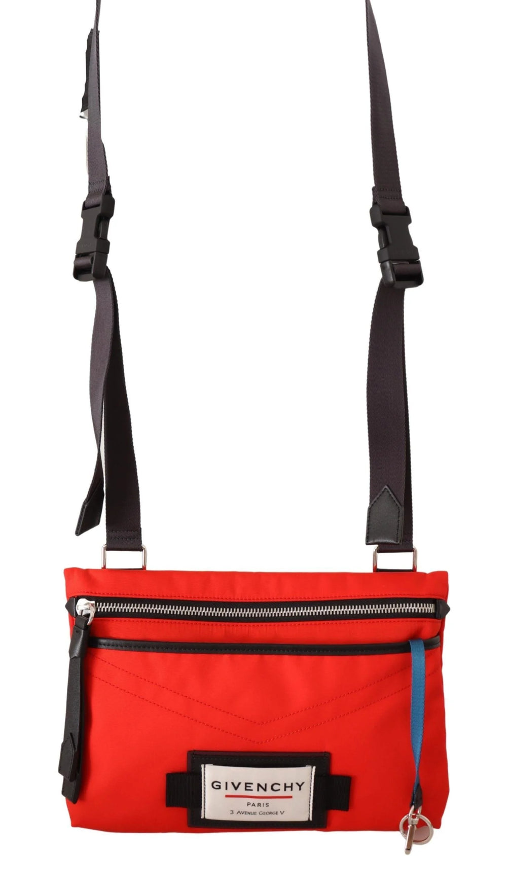 Givenchy Chic Red and Black Downtown Crossbody Bag - Cross Body Bags