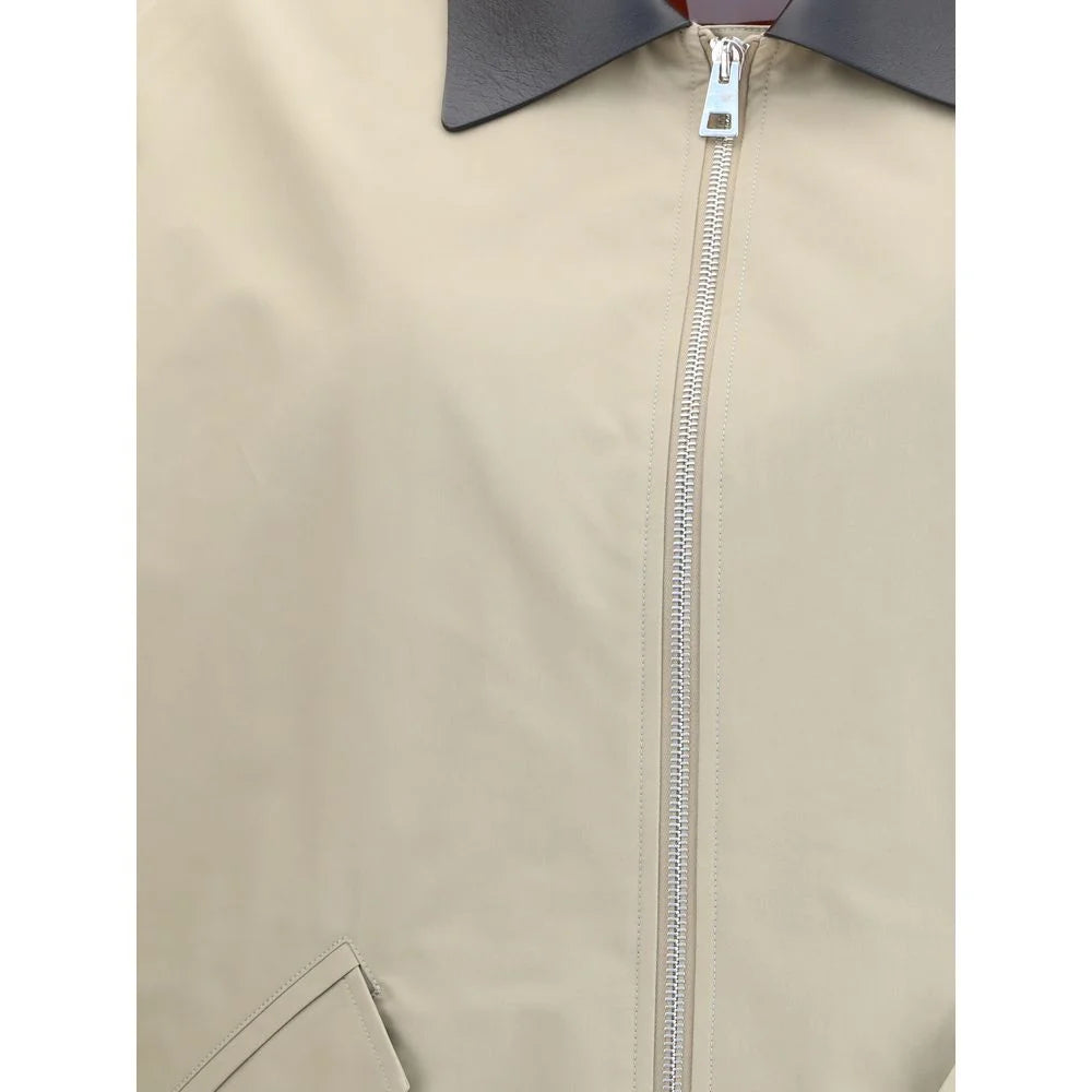 Givenchy Cotton Harrington Jacket with leather details - Bomber Jackets