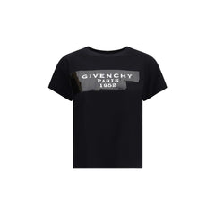 Givenchy Cotton T-shirt with print black givenchy tape - T-Shirts