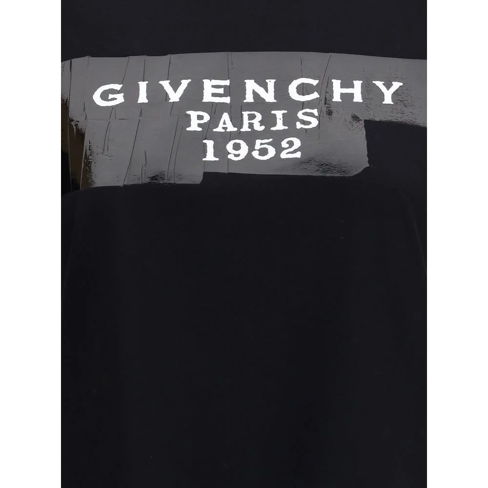 Givenchy Cotton T-shirt with print black givenchy tape - T-Shirts