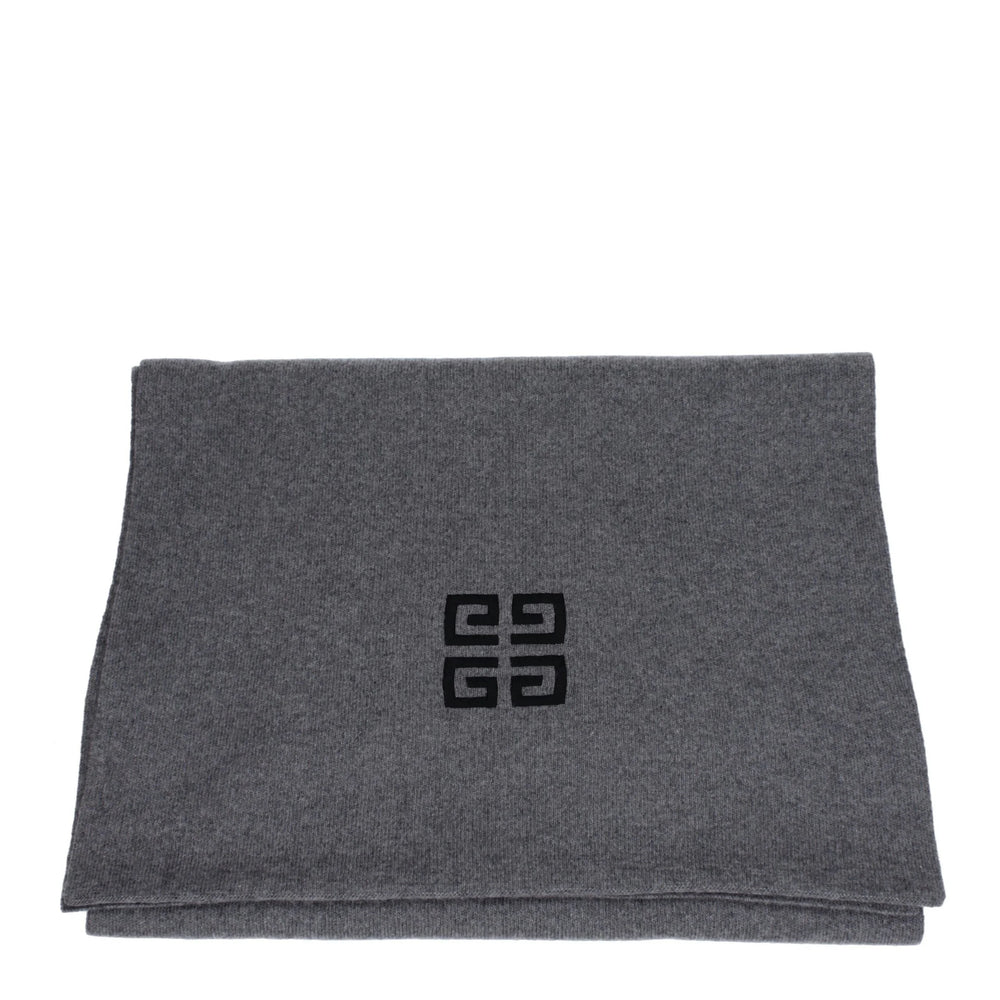 Givenchy Gray Wool Scarves