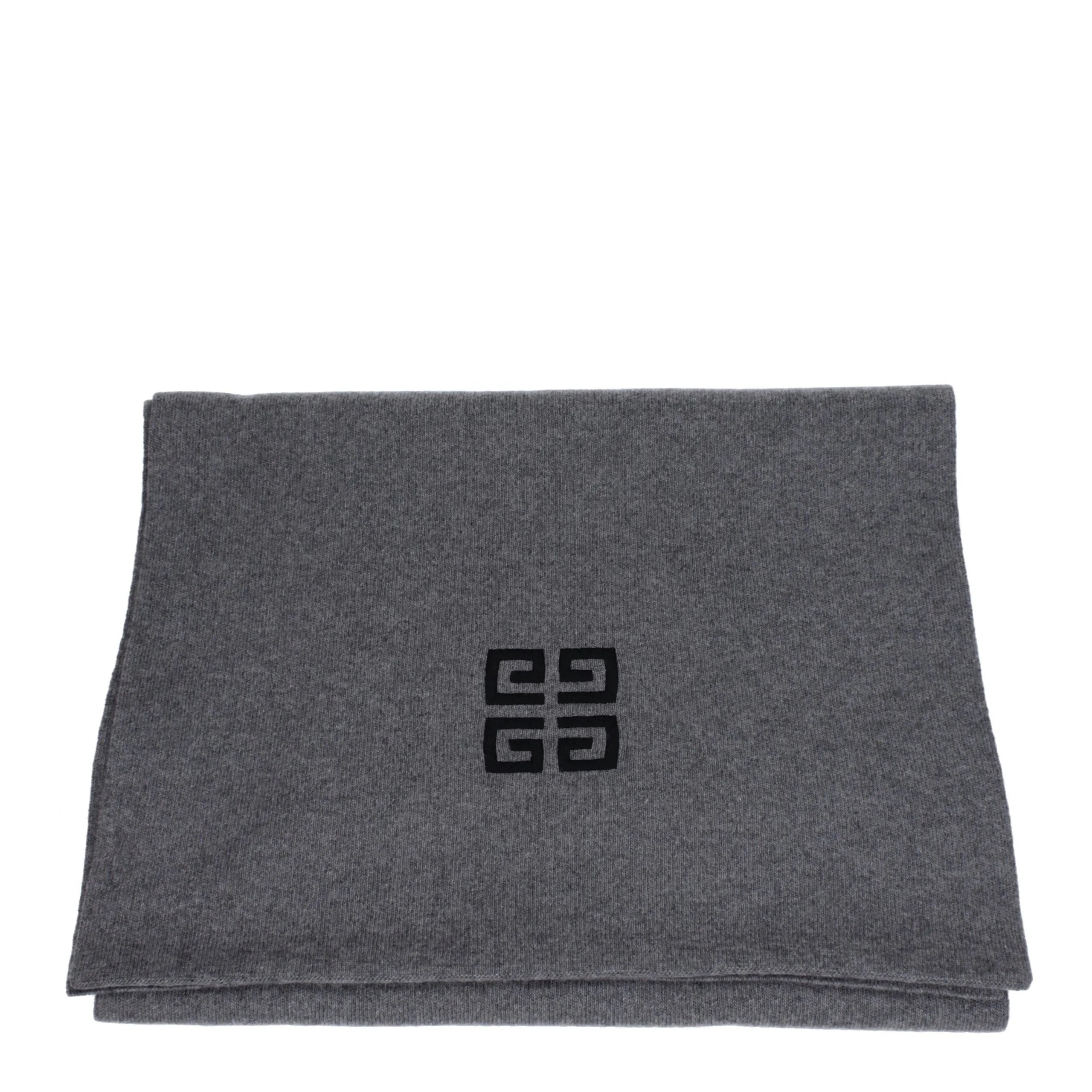 Givenchy Gray Wool Scarves