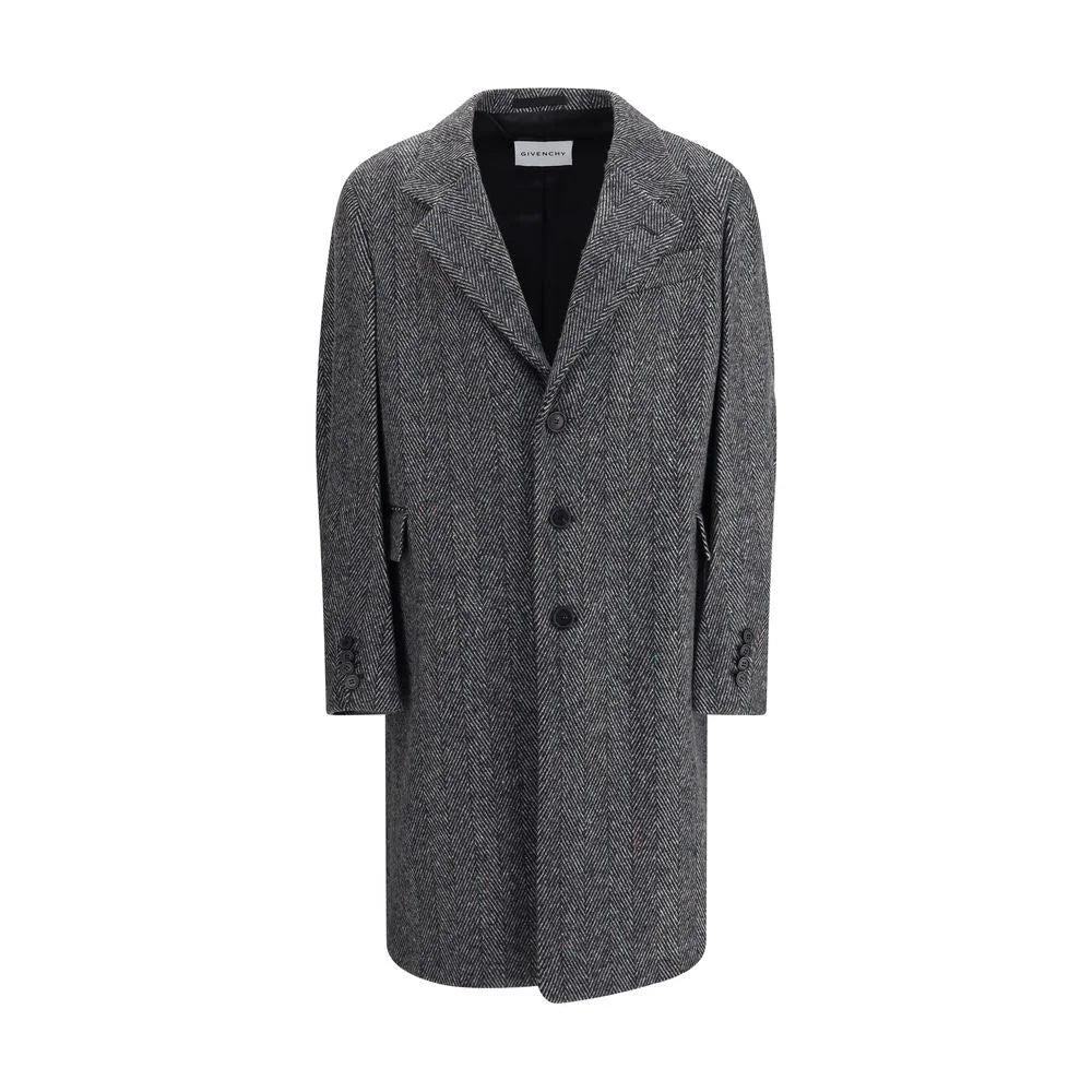 Givenchy Herringbone Coat - IT46 | S