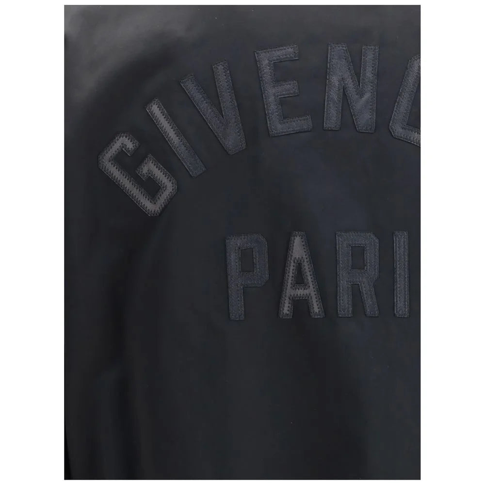 Givenchy Leather and satin bomber Jacket - IT50 | L