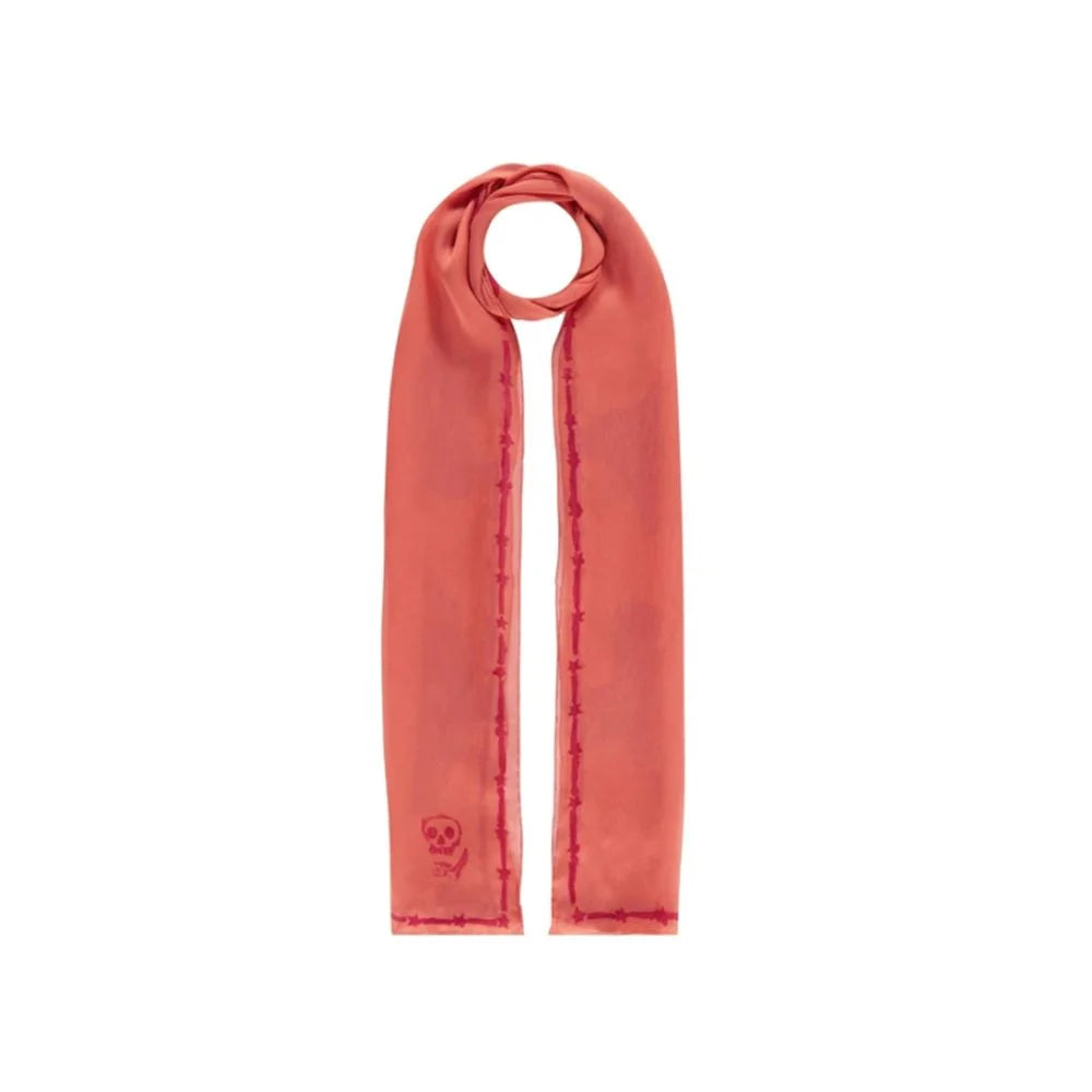 Givenchy Orange Silk Scarf