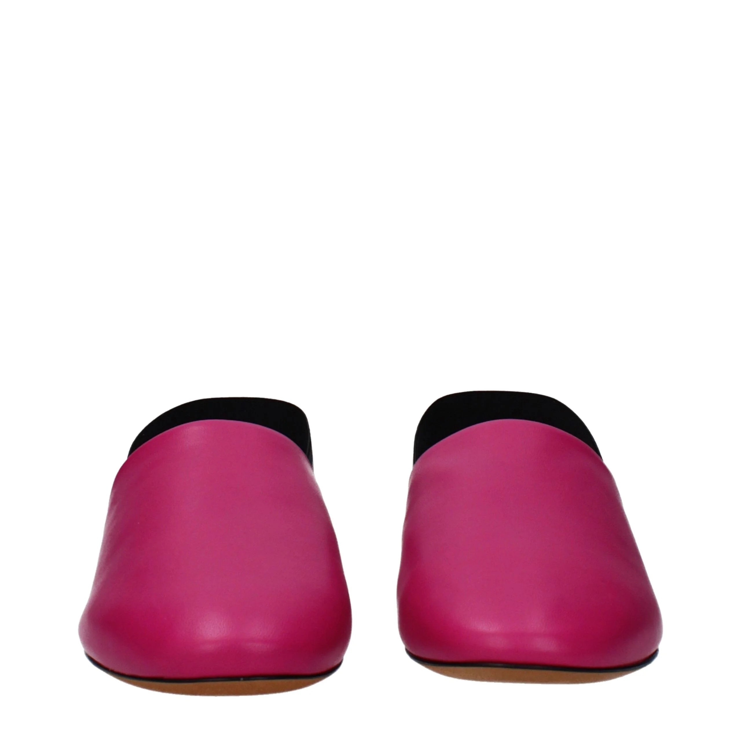 Givenchy Pink Leather Flat Sandals - EU35/US5 - Sandals