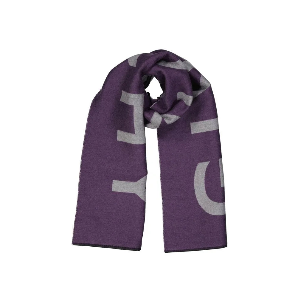 Givenchy Purple Virgin Wool Scarf