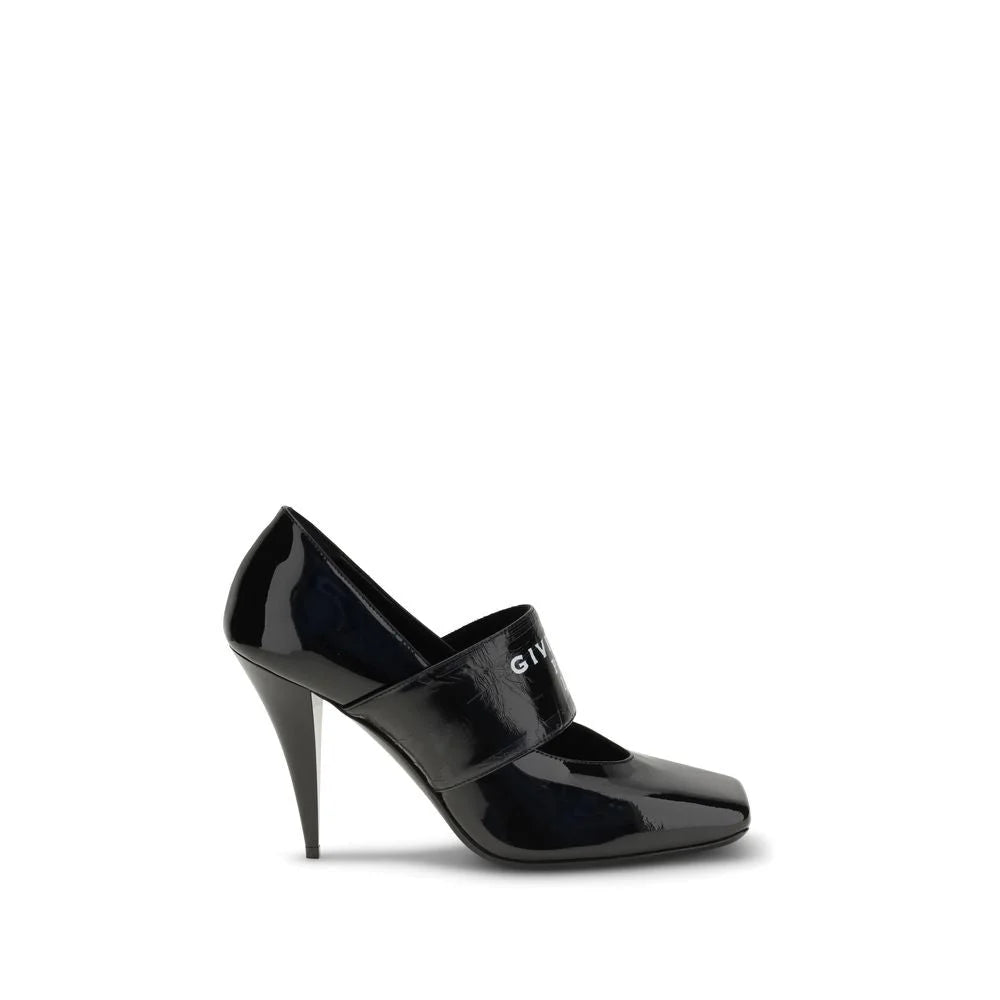 Givenchy Sliced Square Logo Pumps - Heels