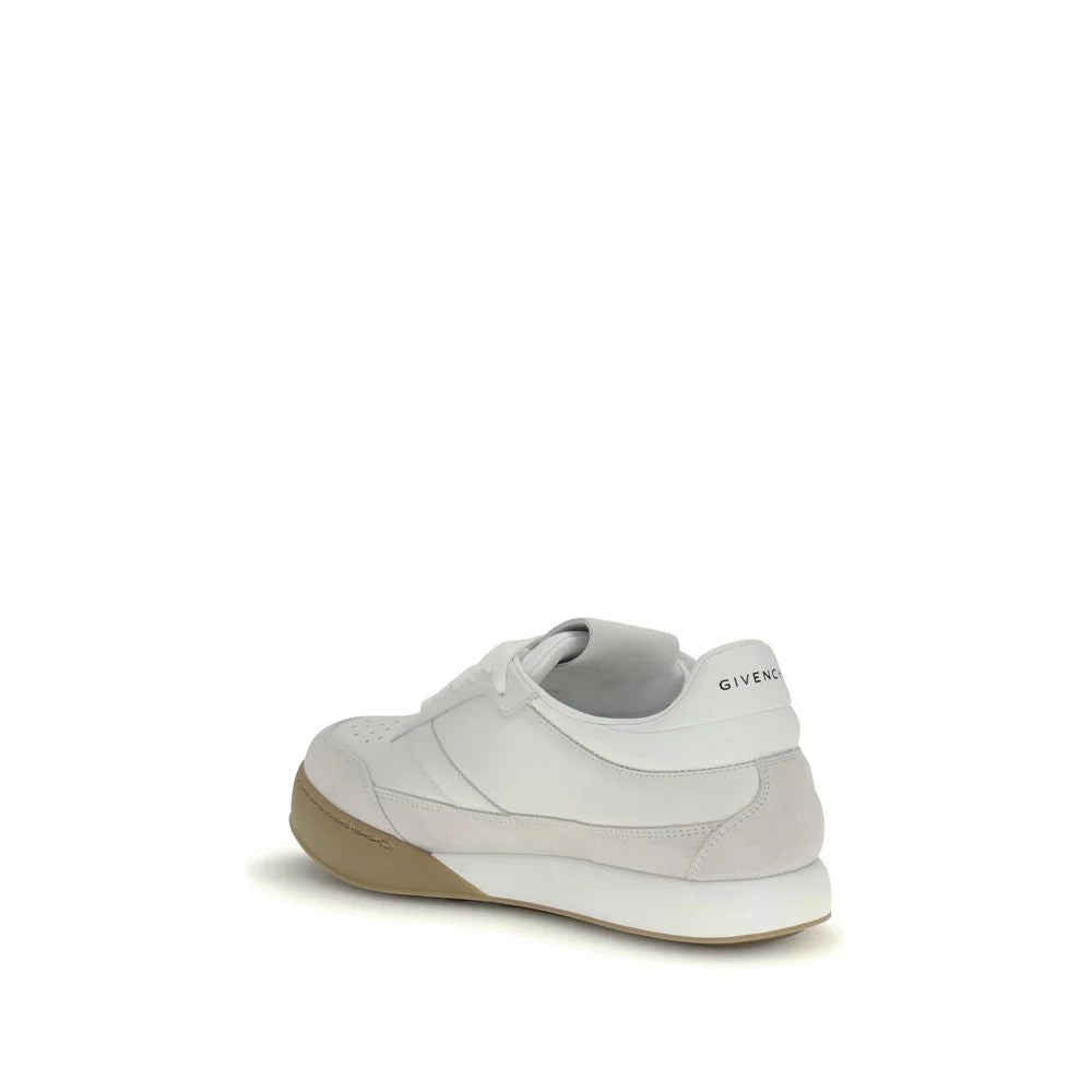 Givenchy White Calf Leather Bos Taurus Chunky Sneakers - EU46/US13