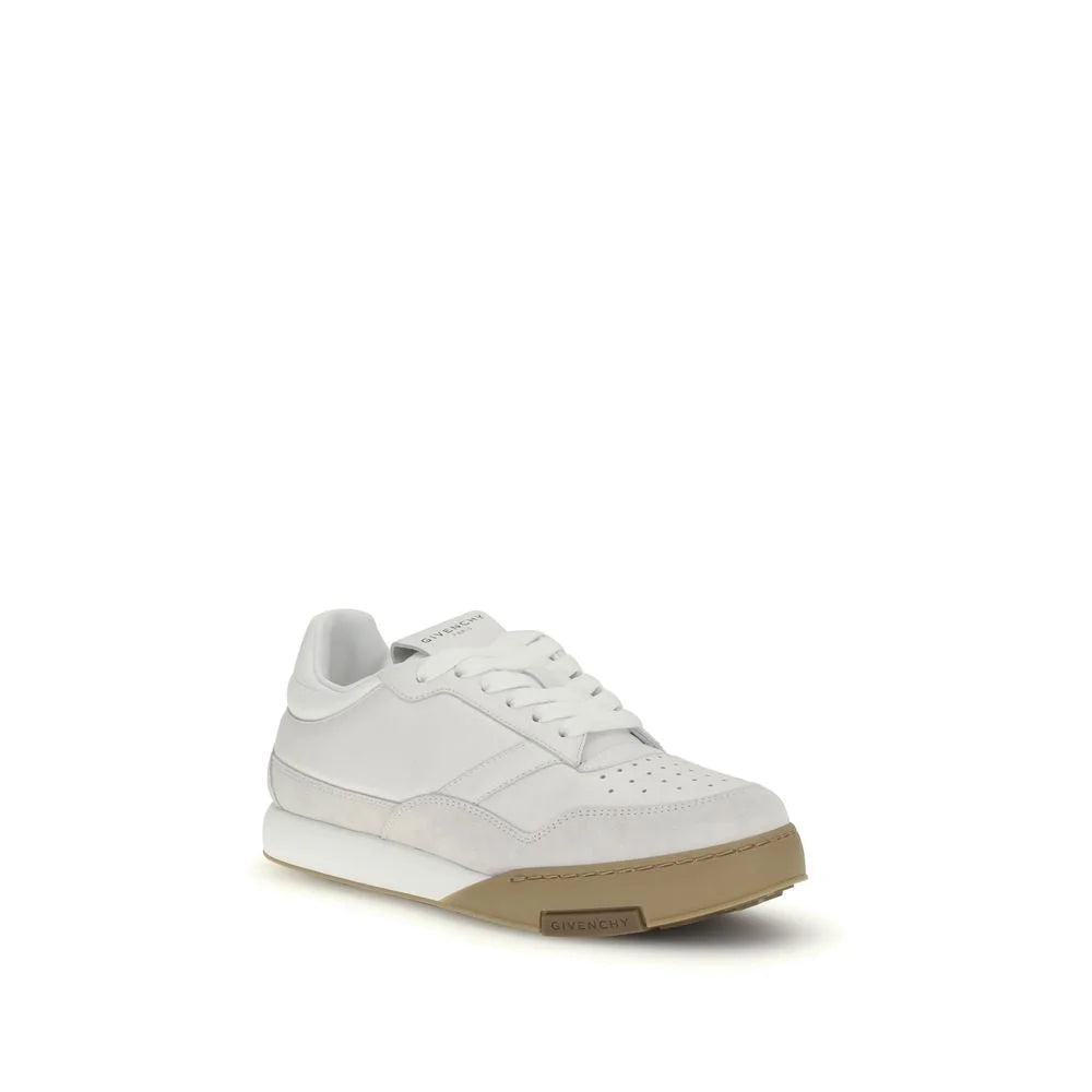 Givenchy White Calf Leather Bos Taurus Chunky Sneakers - EU46/US13
