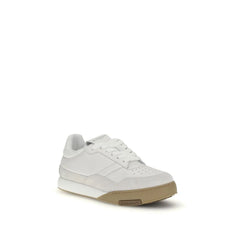 Givenchy White Calf Leather Bos Taurus Chunky Sneakers - EU46/US13