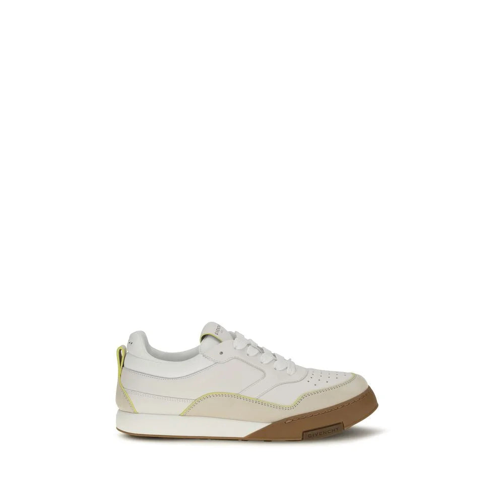 Zapatillas bajas Bos Taurus de piel de ternera blanca de Givenchy