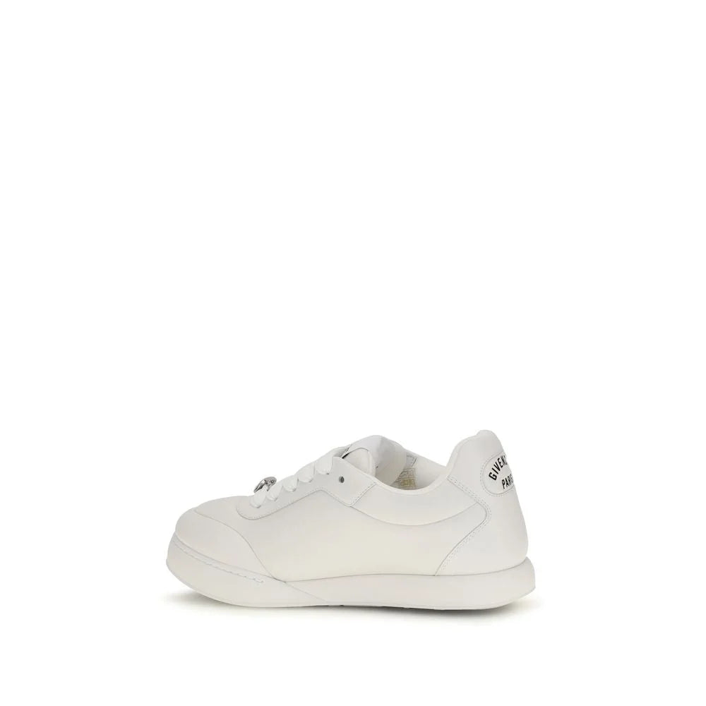 Givenchy White Calf Leather Bos Taurus Sneakers