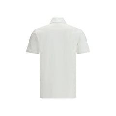 Givenchy White Cotton Polo Shirt
