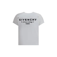 Givenchy White Cotton T-Shirt