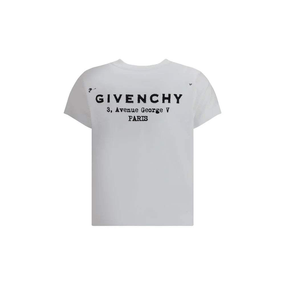 Givenchy White Cotton T-Shirt - L