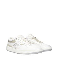 Givenchy White Leather Low Top Sneakers