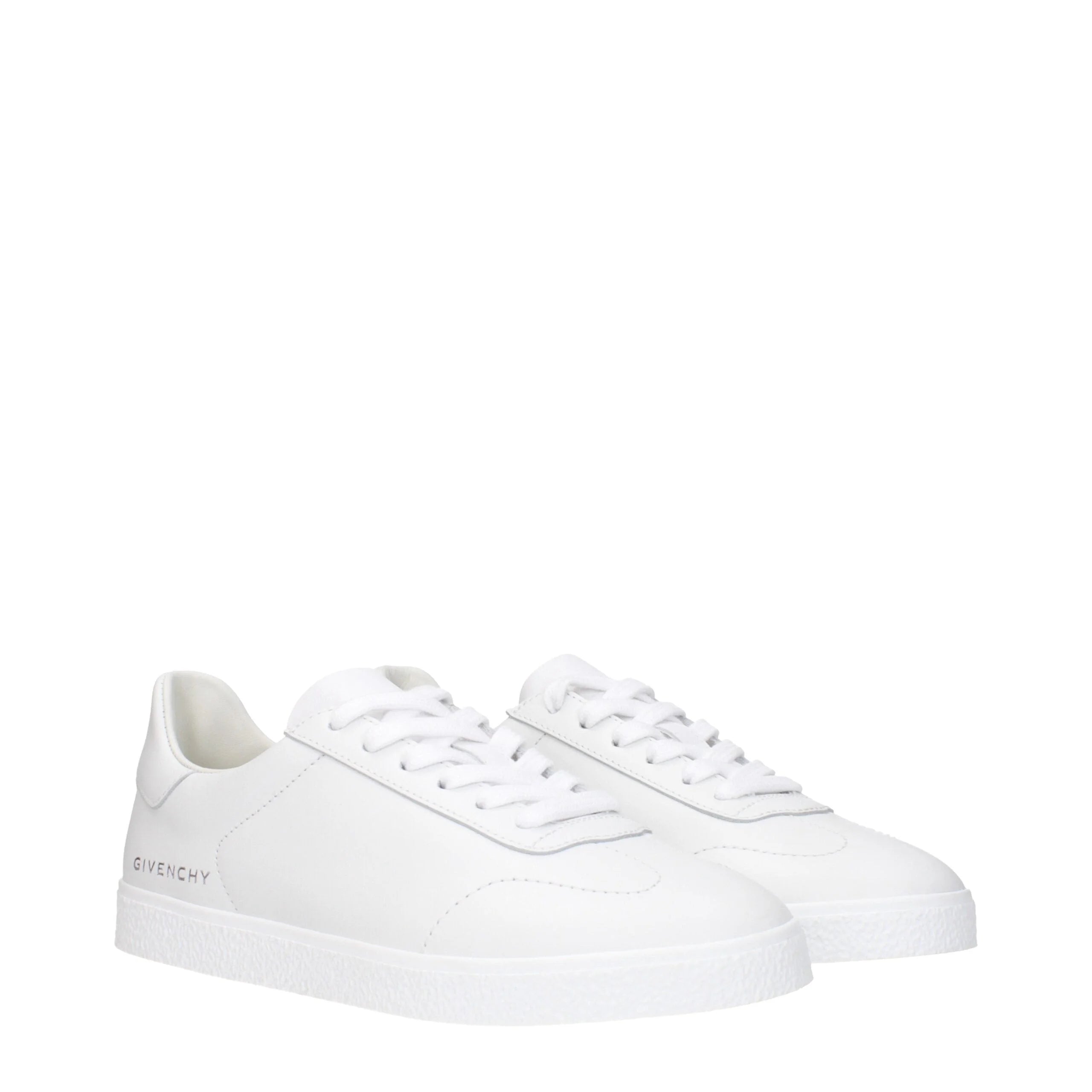 Givenchy White Leather Low Top Sneakers