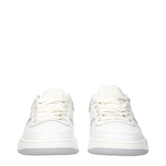 Givenchy White Leather Low Top Sneakers