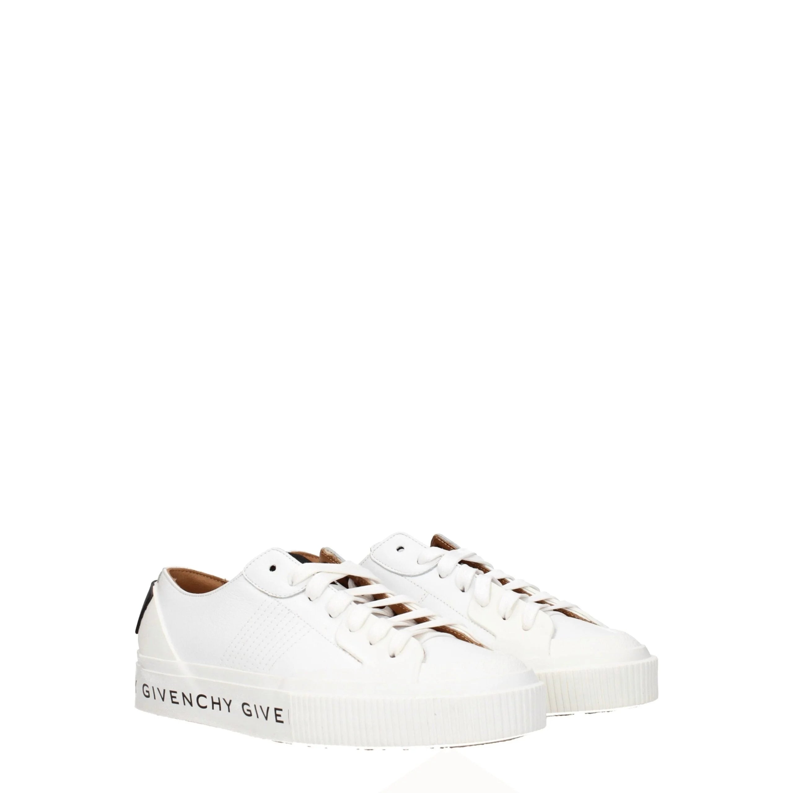 Givenchy White Leather Low Tops - EU35/US5