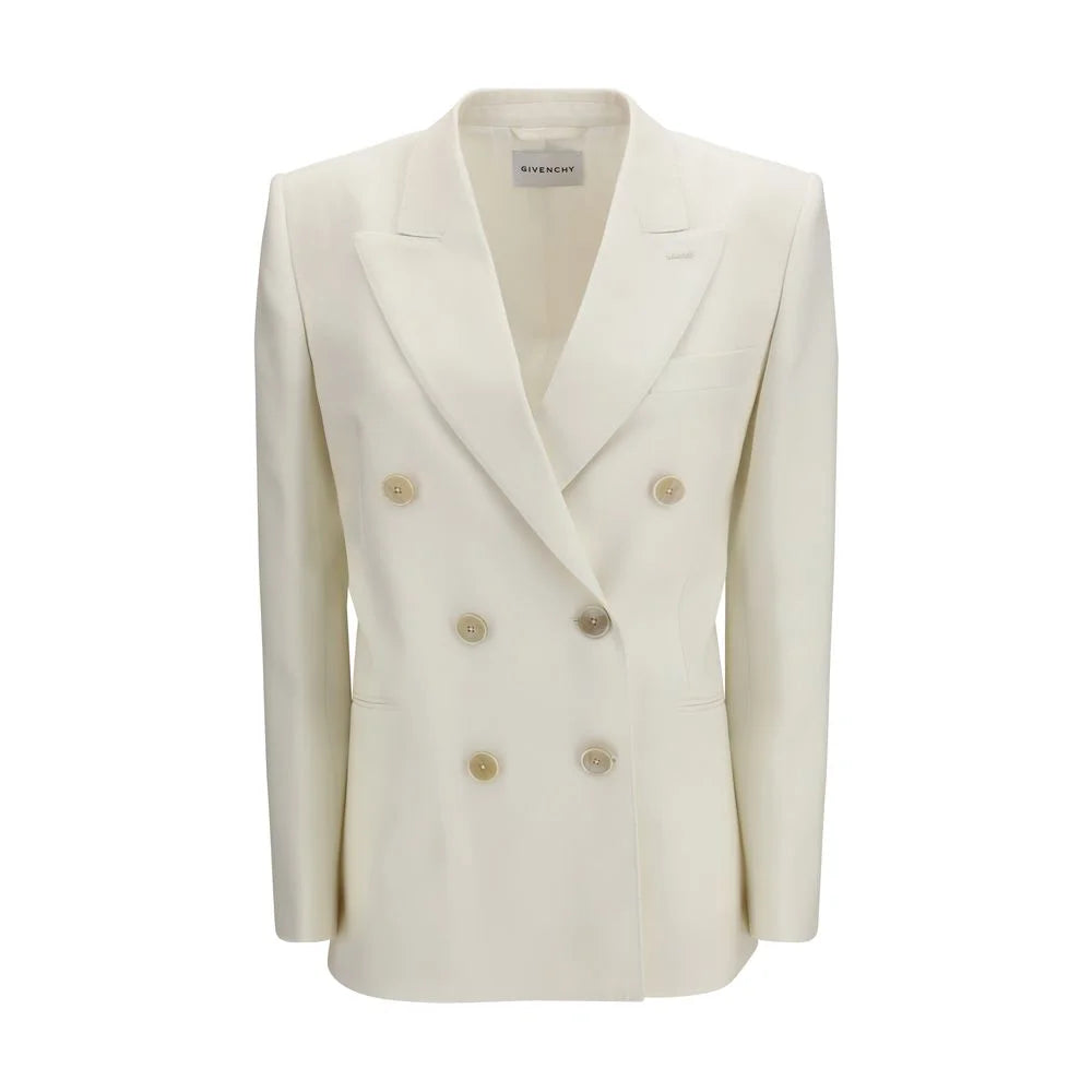 Givenchy White Wool Oves Aries Jacket - IT38 | S