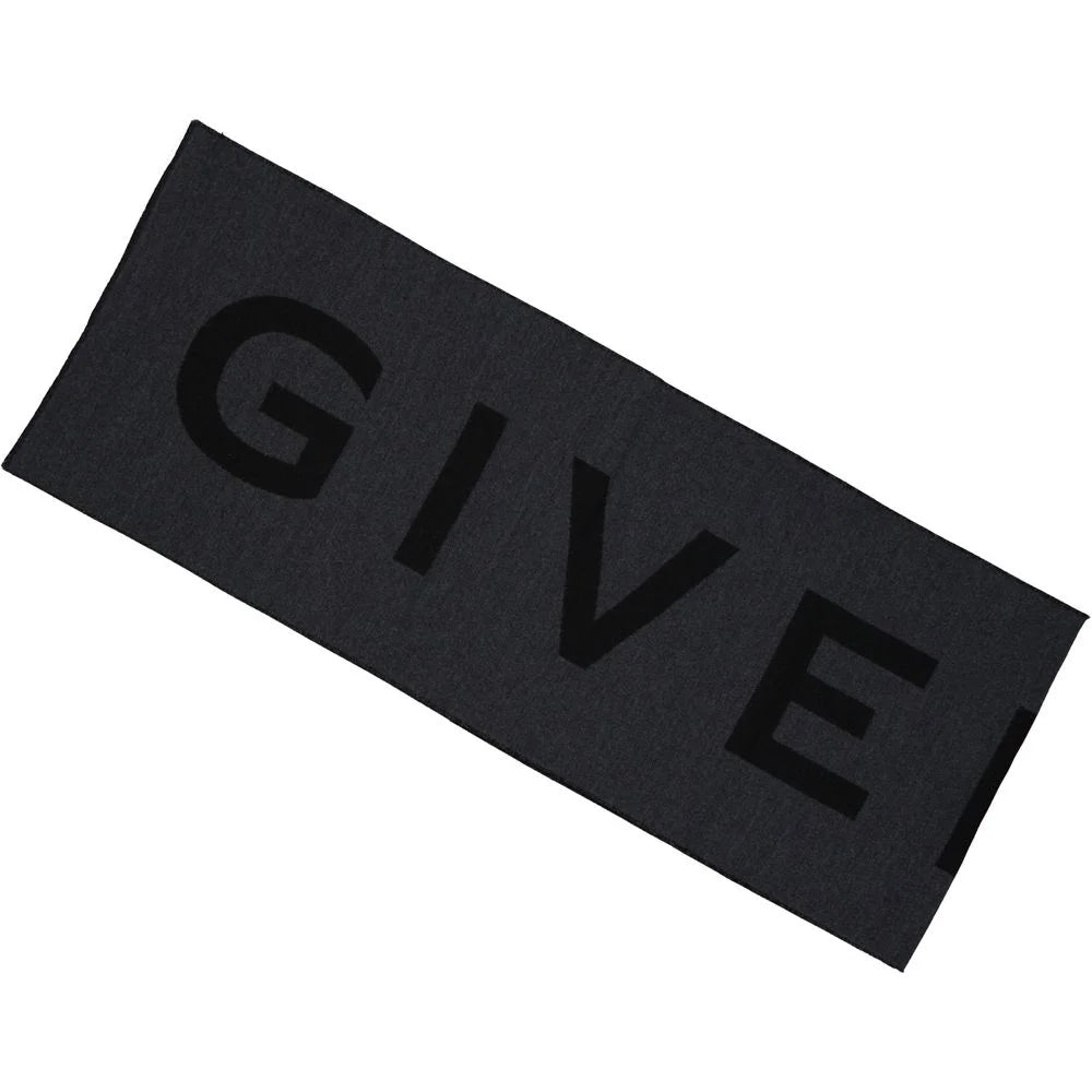 Givenchy Wool Logo Scarf - Scarves & Shawls
