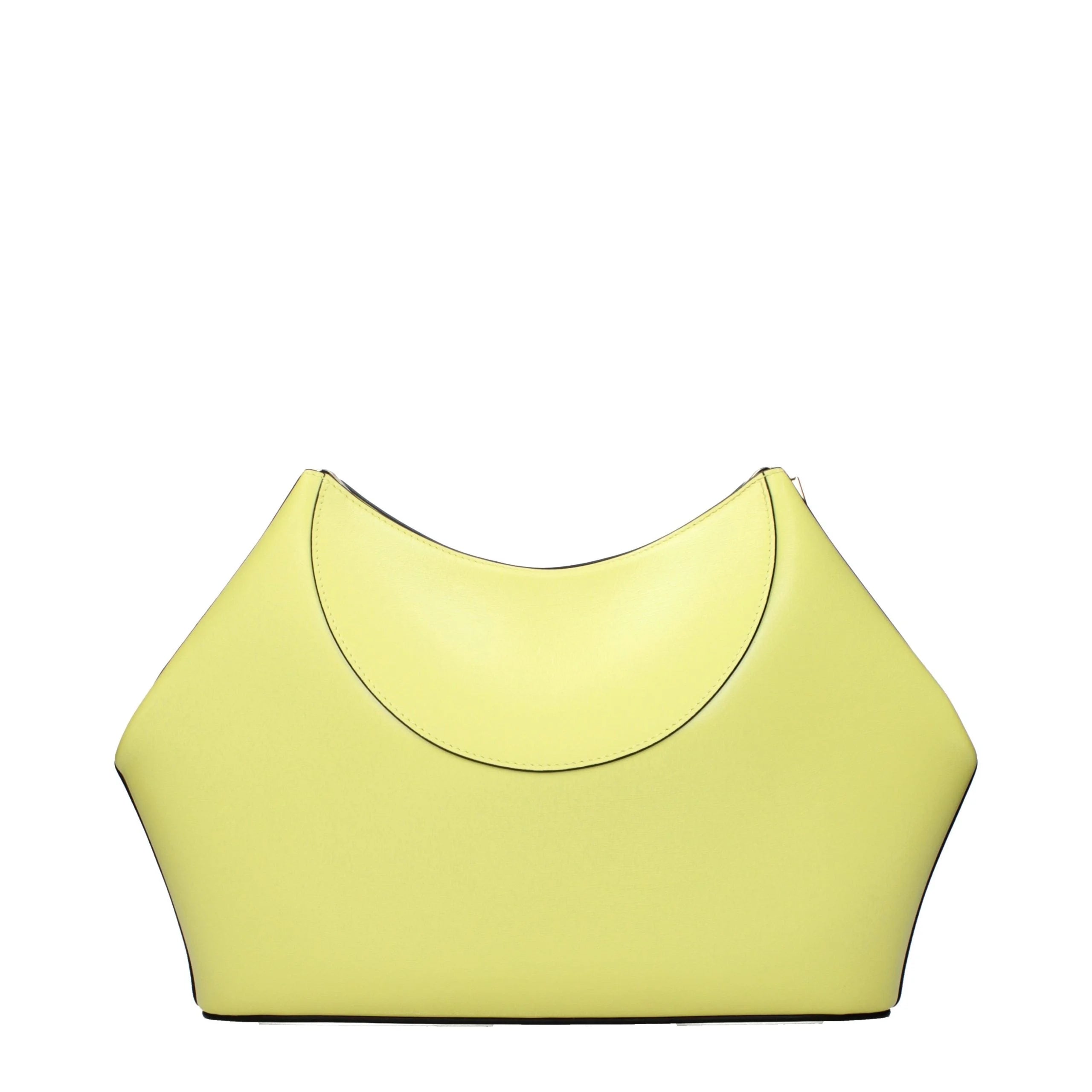 Givenchy Yellow Leather Clutch Bag