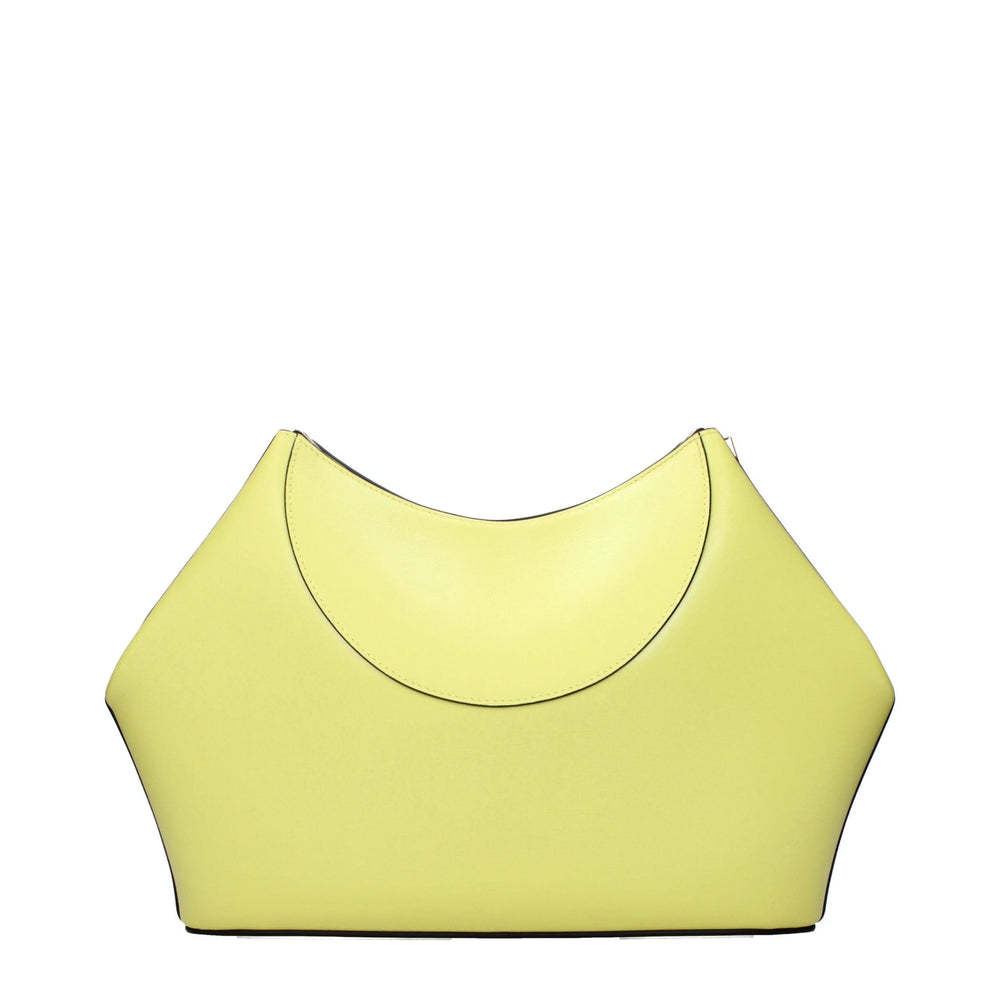 Givenchy Yellow Leather Clutch Bag
