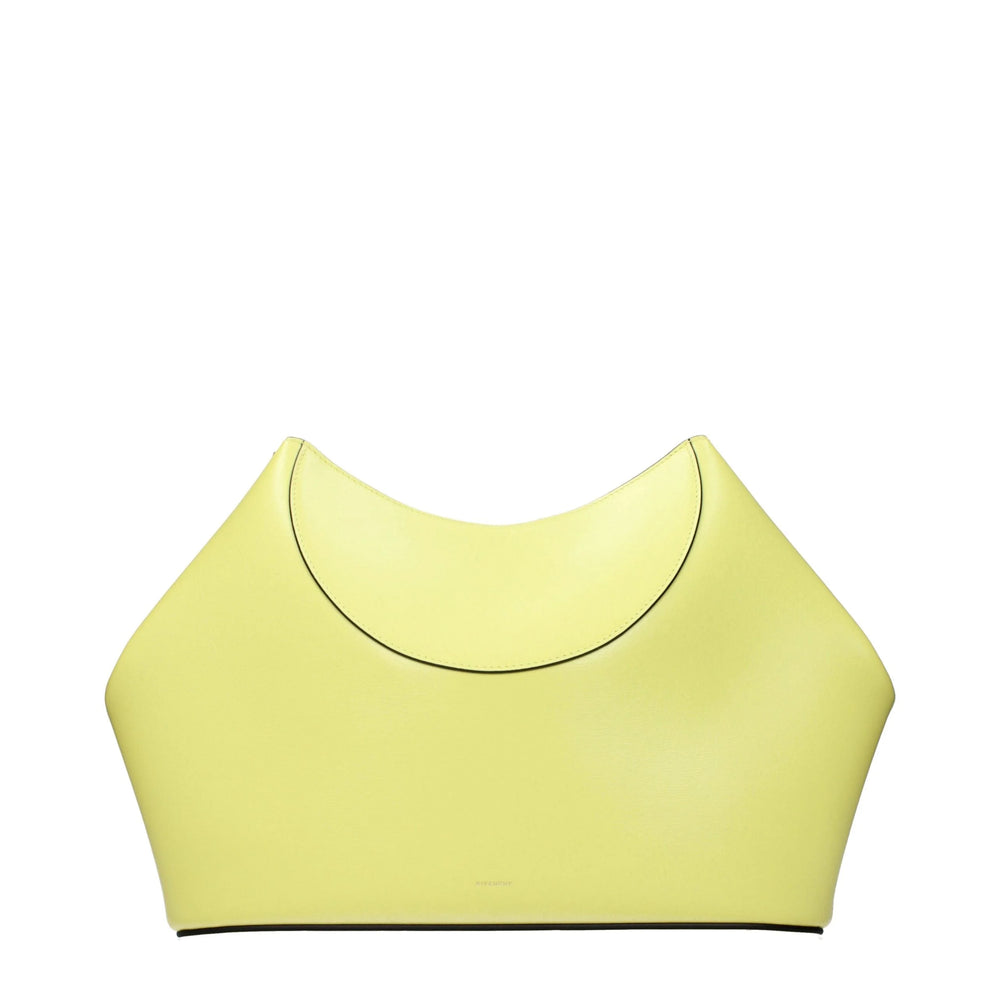 Givenchy Yellow Leather Clutch Bag