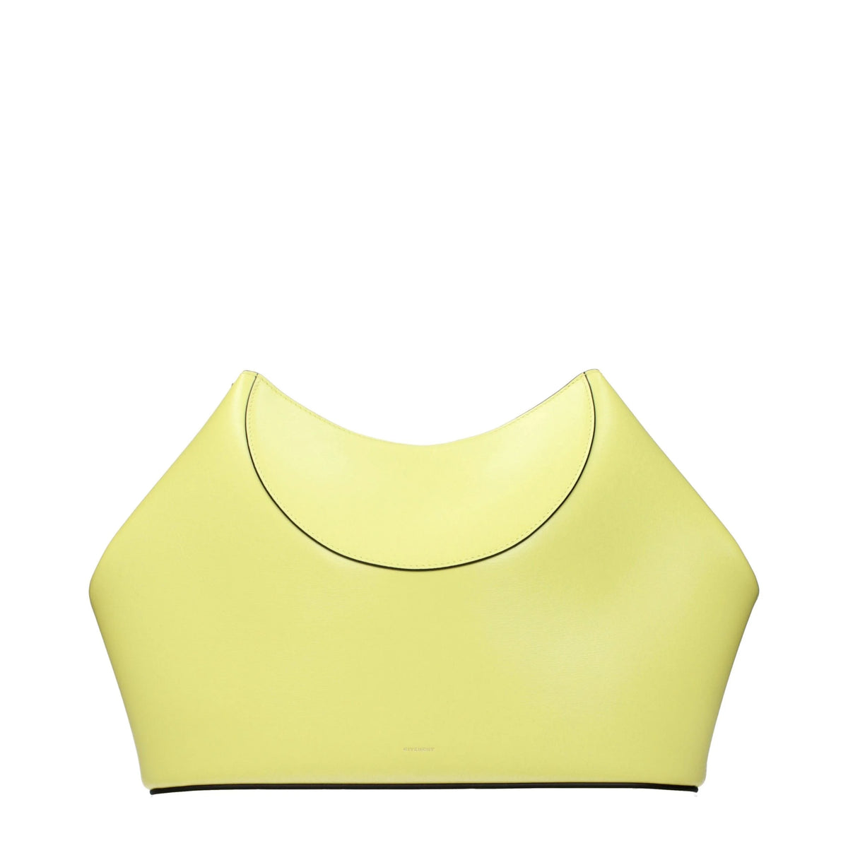 Givenchy Yellow Leather Clutch Bag