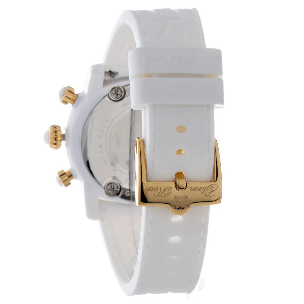 GLAM ROCK White Synthetic Bracelet Watch