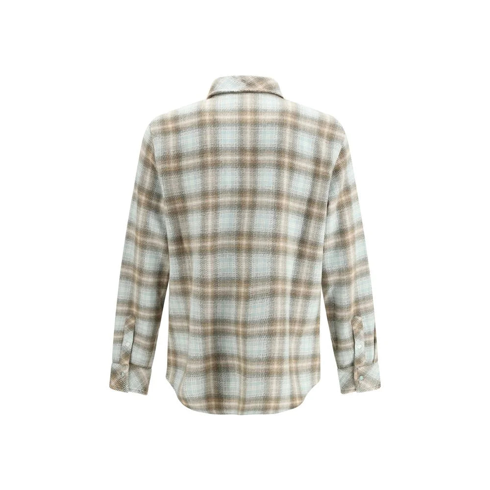 God’s True Cashmere Multicolor Cashmere Pattern Shirt
