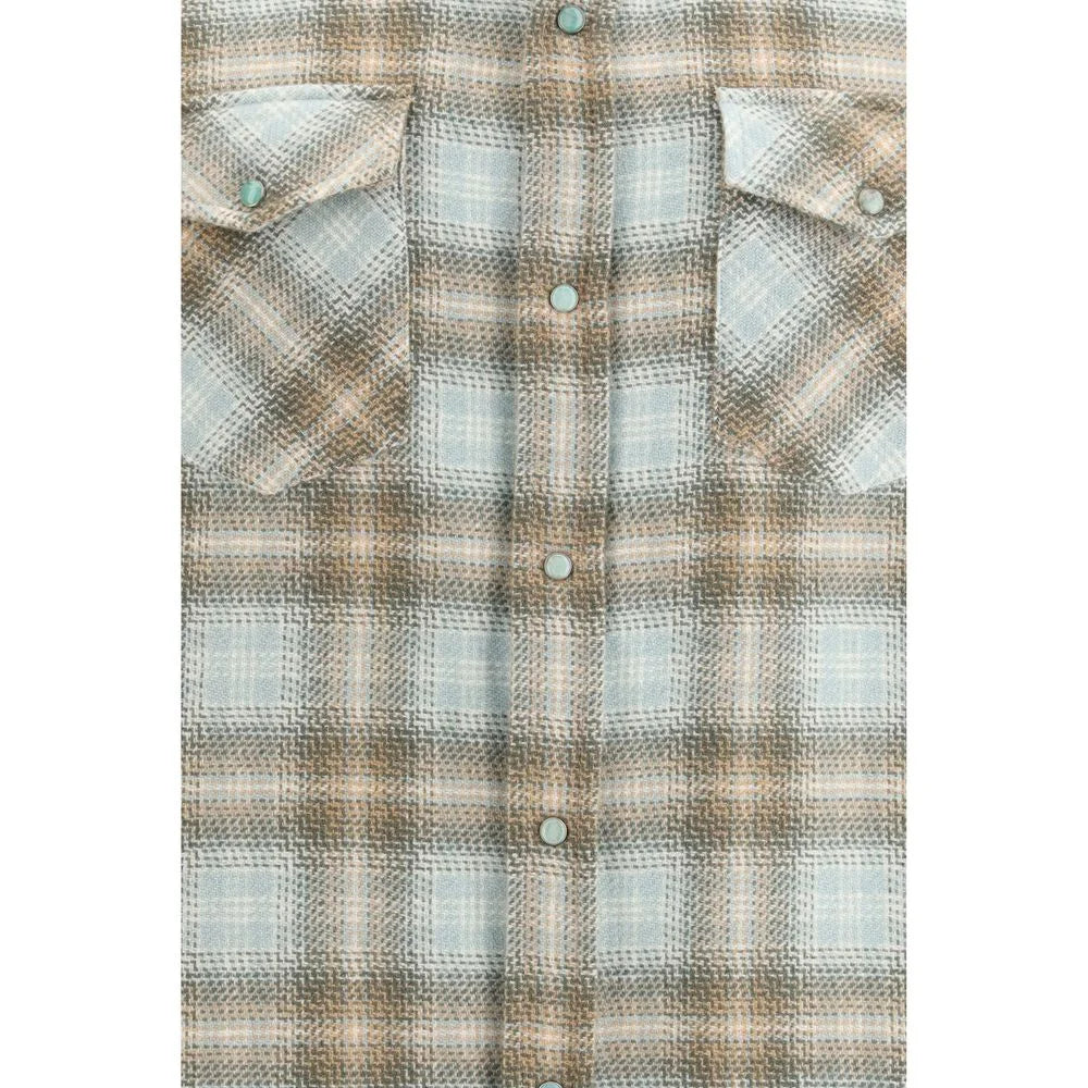 God’s True Cashmere Multicolor Cashmere Pattern Shirt - M