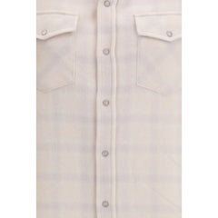 God’s True Cashmere White Cashmere Pattern Shirt - S
