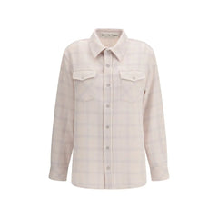 God’s True Cashmere White Cashmere Pattern Shirt - S