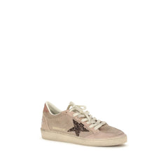 Golden Goose beiget vasikannahkaiset Bos Taurus -matalat tennarit