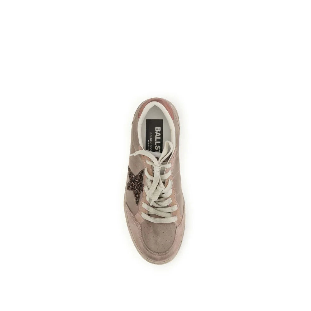 Golden Goose beiget vasikannahkaiset Bos Taurus -matalat tennarit