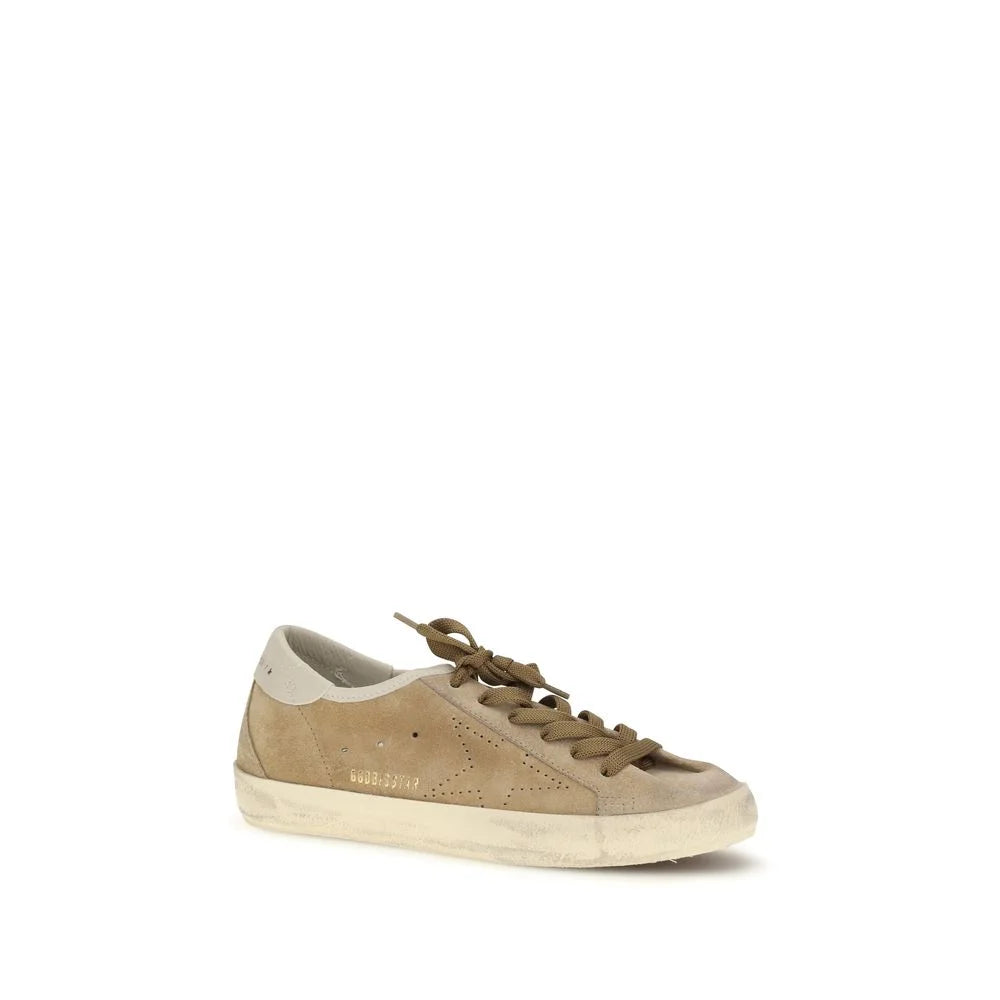 Golden Goose Beige Calf Leather Bos Taurus Low Top Sneakers - EU40/US10