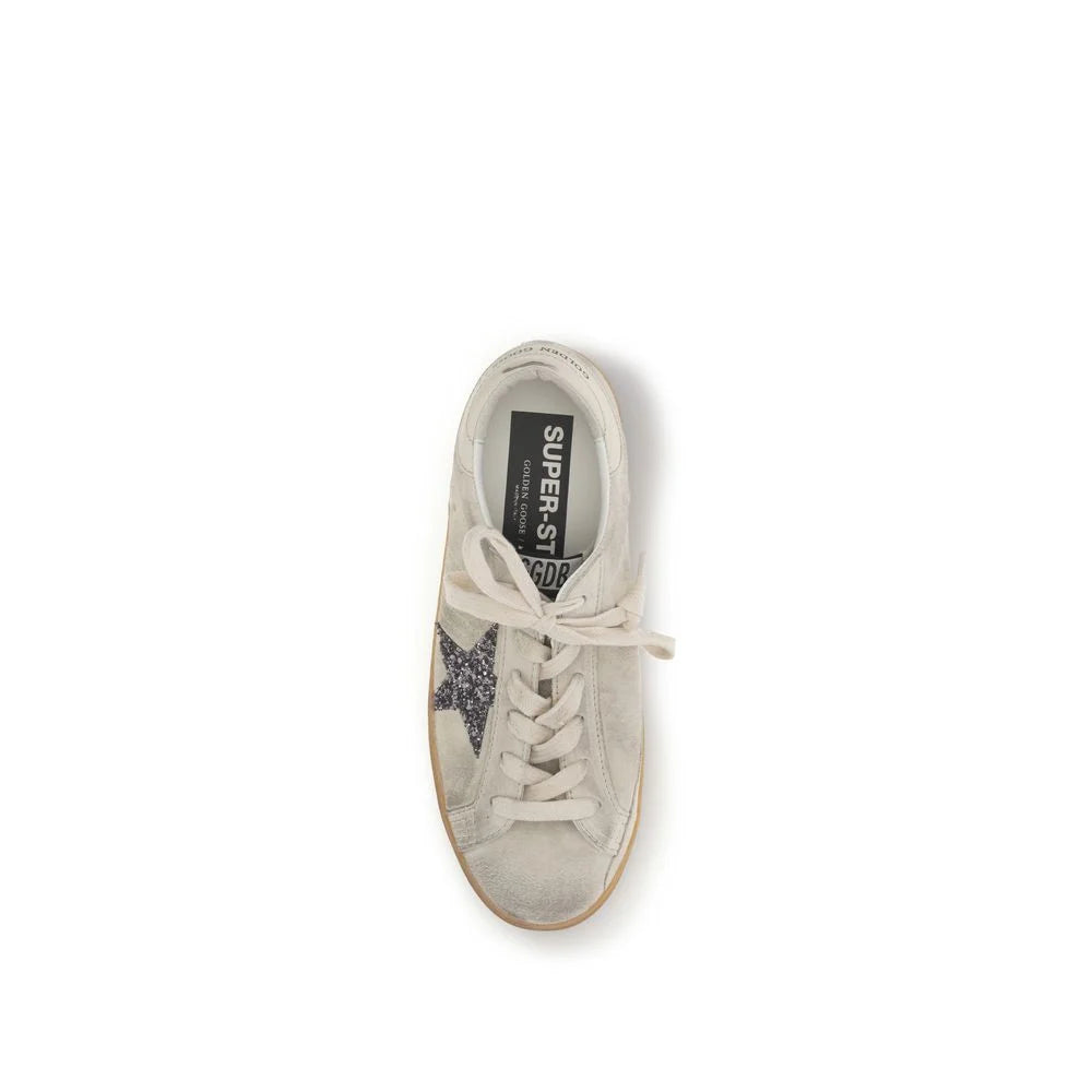 Golden Goose Beige Calf Leather Bos Taurus Sneakers
