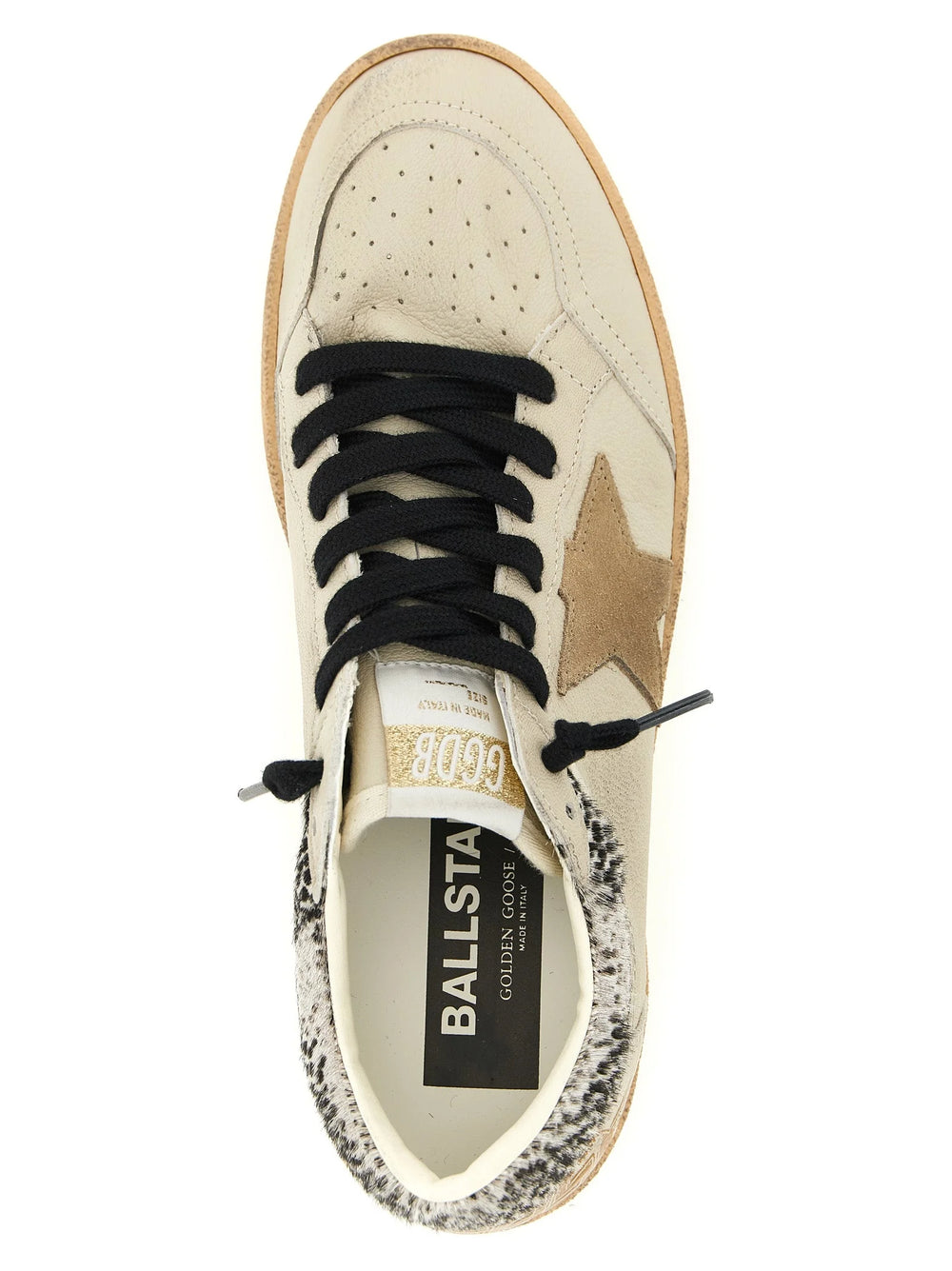 Golden Goose Beige Goatskin Low Top Sneakers - EU40/US10