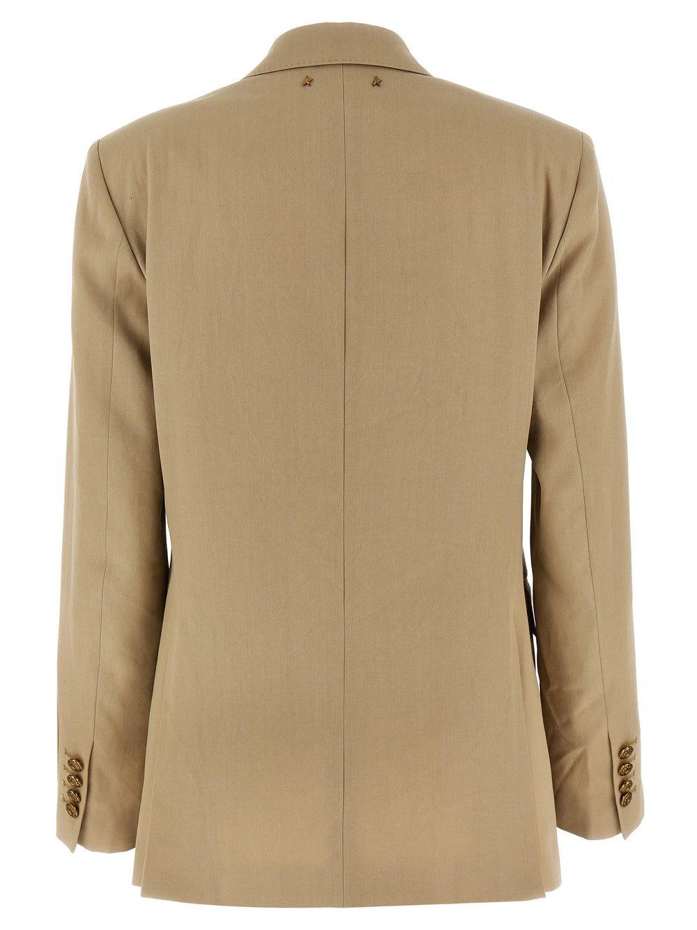 Golden Goose Beige Virgin Wool Blazer - IT42